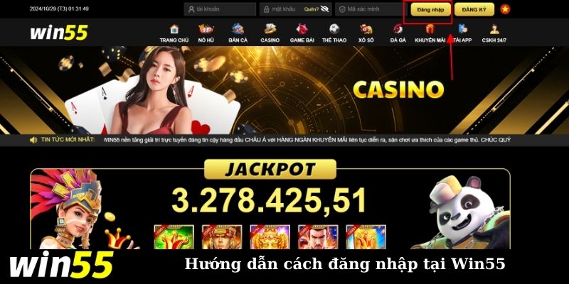 3 Bước đăng nhập WIN55 siêu nhanh tại nhà cái