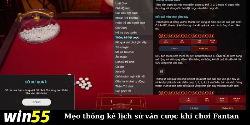 Thống kê lịch sử ván chơi để cược hiệu quả hơn